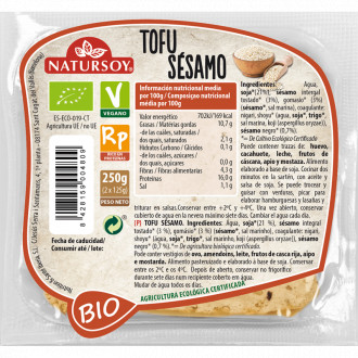 Tofu con sésamo