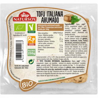 Tofu italiana ahumado