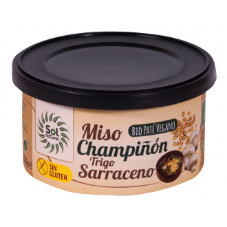 Paté Miso, champiñón, trigo sarraceno.