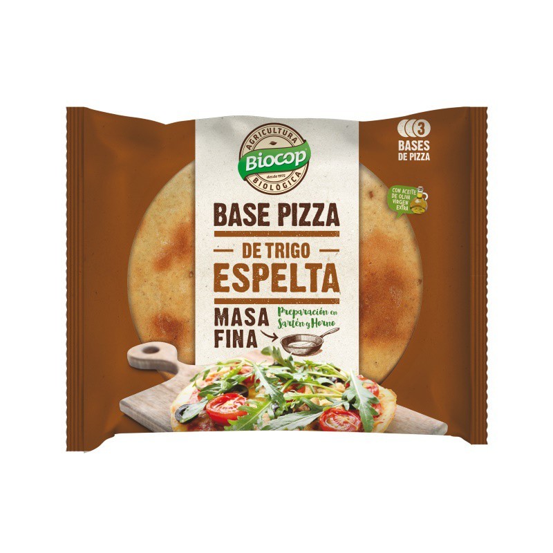 Base Pizza Espelta 3u Biocop 390g