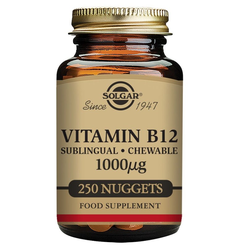Vitamina B12 1000µg 250 cápsulas Solgar