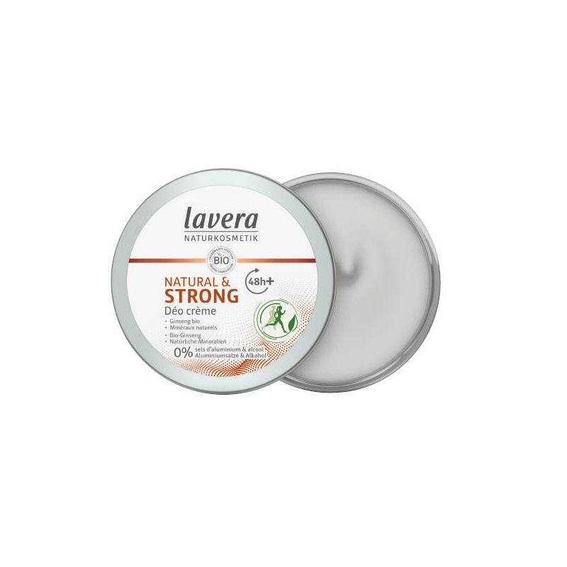 Desodorante Crema 48h+ Strong & Natural 50ml Lavera