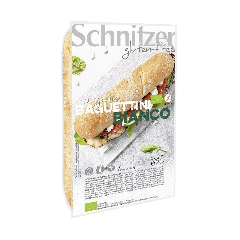 Mini Baguette Blanca Sin Gluten Schnitzer 200g