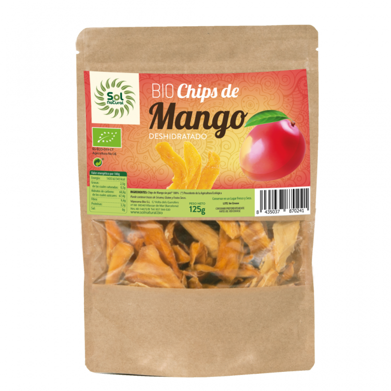Chips de Mango Bio 125g Sol Natural