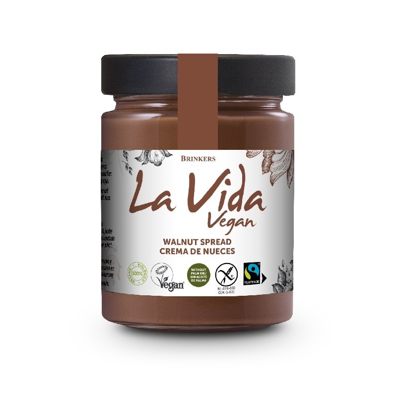 Crema Chocolate con Nueces 270g La Vida Vegan