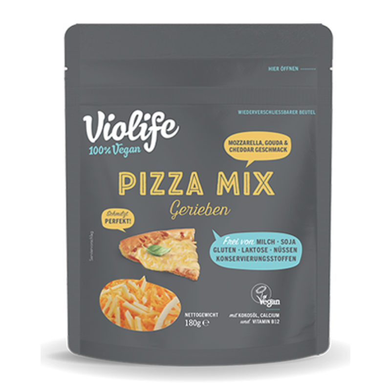 Rallado Pizza Mix Queso Vegano 180g Violife