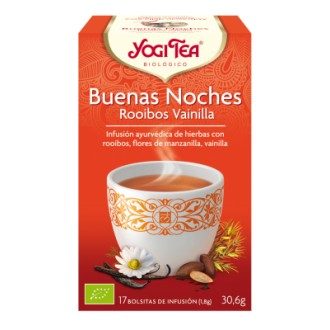 Infusión Buenos Sueños Rooibos Vainilla 30.6g Yogi Tea